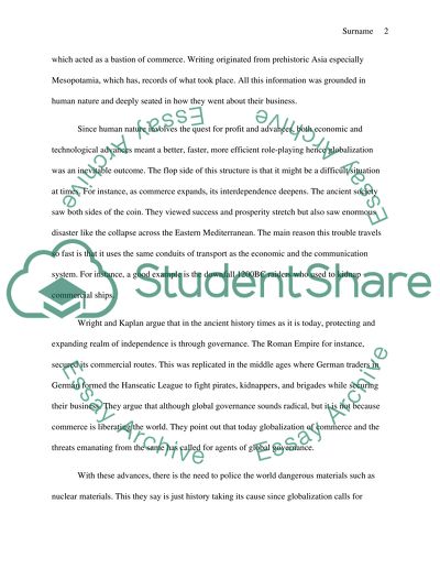 The Fall of Globalization