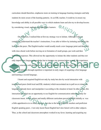 Language Learning Autobiography and Pre-Analysis