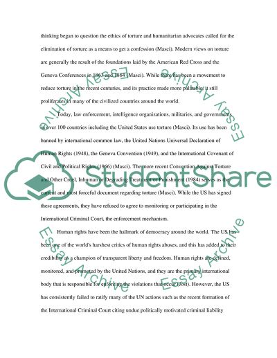 Policy Memo - Human Rights