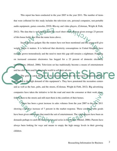 Electricity Consumption in the Fourteen United Kingdom Household Appliances