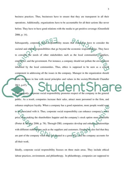 Evolution of corporate social responsibility into a strategic tool