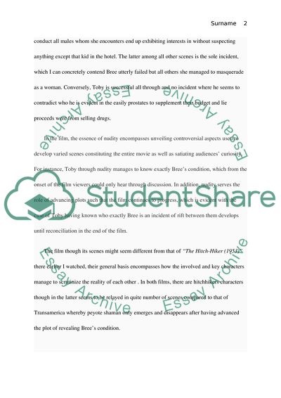 Gender Performance in Transamerica