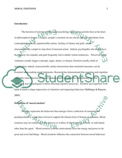 Do Moral Emotions Drive and Regulate Human Social Behaviour