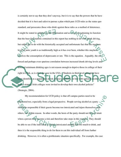 Alcohol and Drug Policy in Ireland