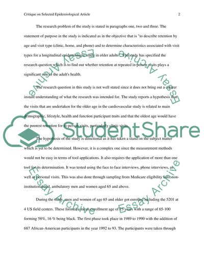 A Significant Role in the Adults Health