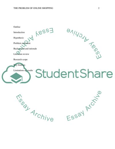 Research Method-The Problem of Online Shopping