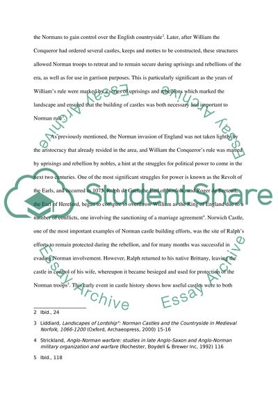 The Implementation of Rebellion by Nobles and in Its Suppression by Rulers between 1066 and 1224