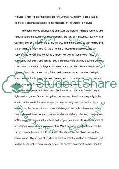 Comparison of Subjective Factors between Di Hua and Juanjuan in Sea of Regret