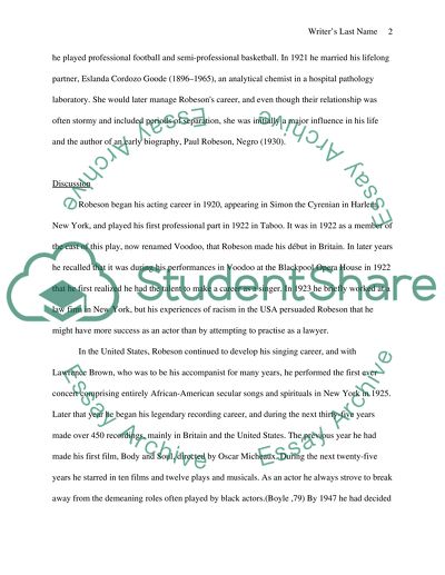 The Striking Resemblance of Paul Robeson