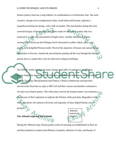 Origin and Development of the Lustre Technique and Its Decorative Application on Glass before 1250 AD