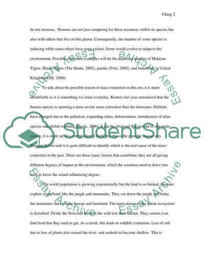 Is Mass Extinction Our Future