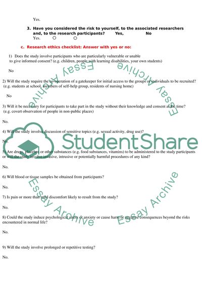 Research Methods, Portfolio