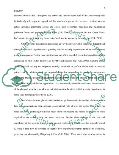 Successful Security Management