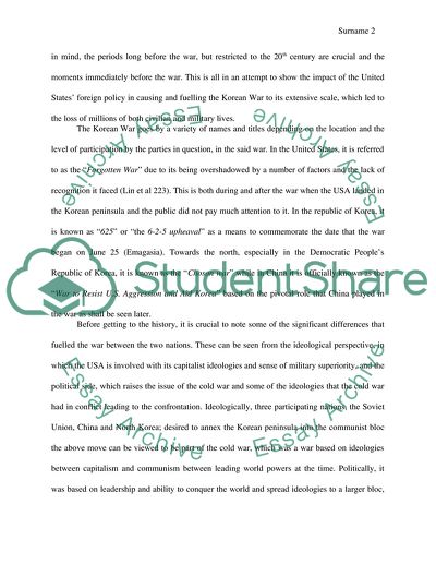 Korean War and American Foreign Policy