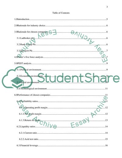 The Gambling Industry in the UK