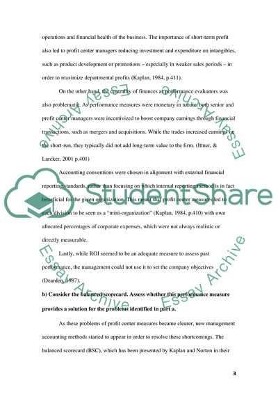 To Which Performance Measures Is Kaplan Referring