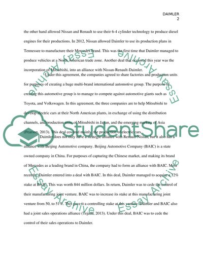 Growth Model That Daimler Uses