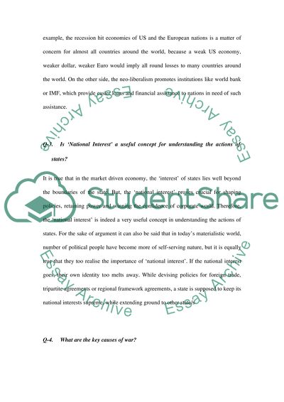 global politics research paper topics