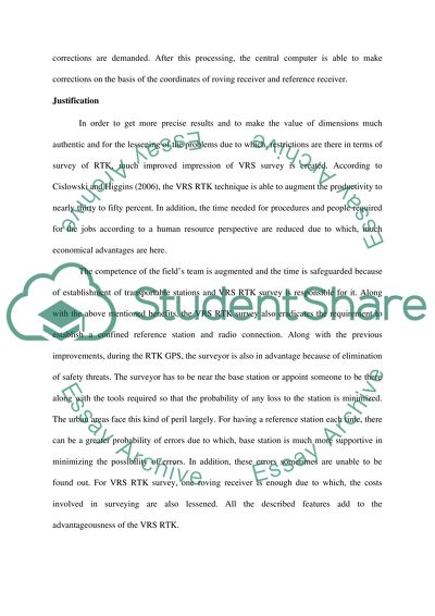 Real Time Kinematic GPS