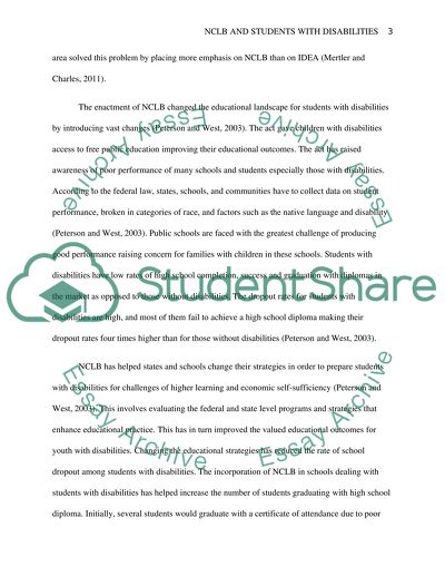 research paper on students with disabilities