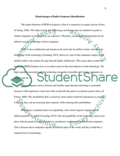 Discuss the advantages and and challenges of RFID in logistic industry