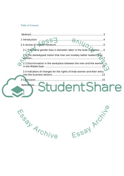 Female Leaders Stereotyping: A Case Study of the Arab World