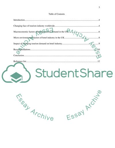 Tourism Management in the UK: Issues, Impact and Recommendation