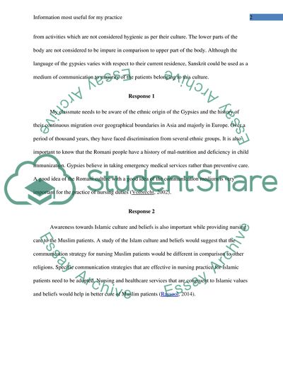 Cultural Competence in Nursing: Romani Patients
