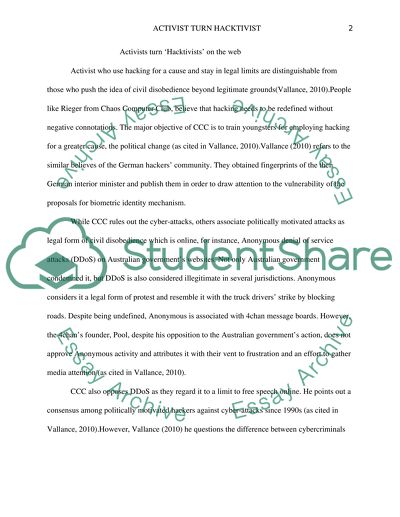 Activists turn Hacktivists on the Web