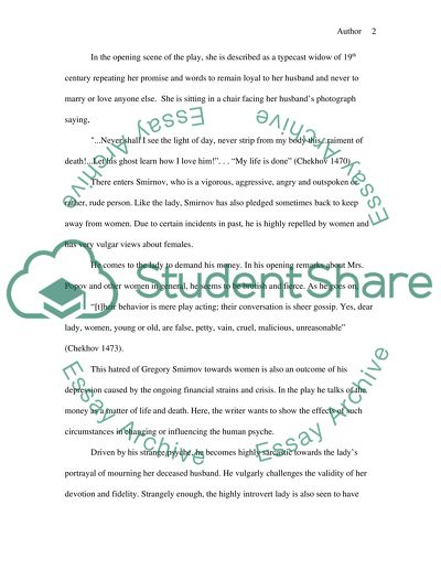 The Brute by Anton Chekhov