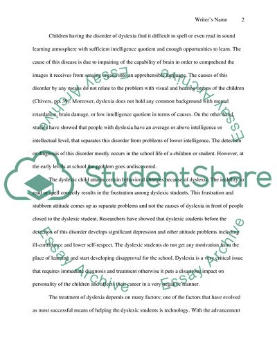 Technology & Students of Dyslexia