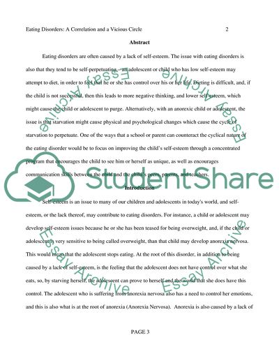 Eating Disorders in Adolescence