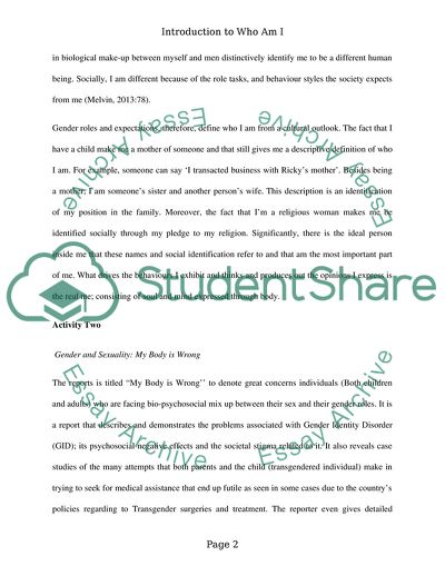 Introduction to Gender and Its Specialities