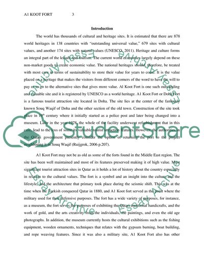 The Historical and Cultural Value of Al Koot Fort