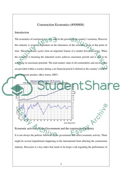 Construction Economics