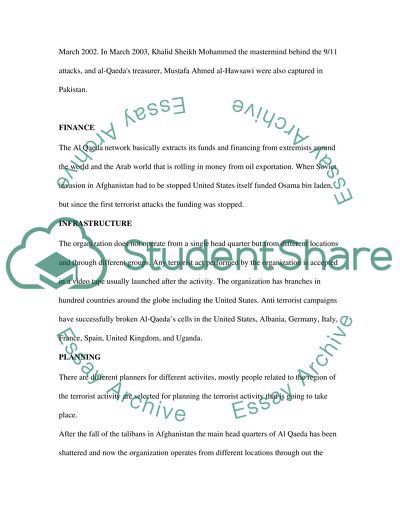 Analyzing Al-Qaeda Terrorism Group