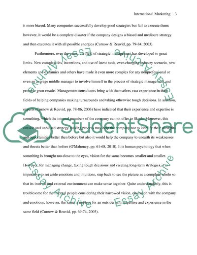 International Marketing Assessment