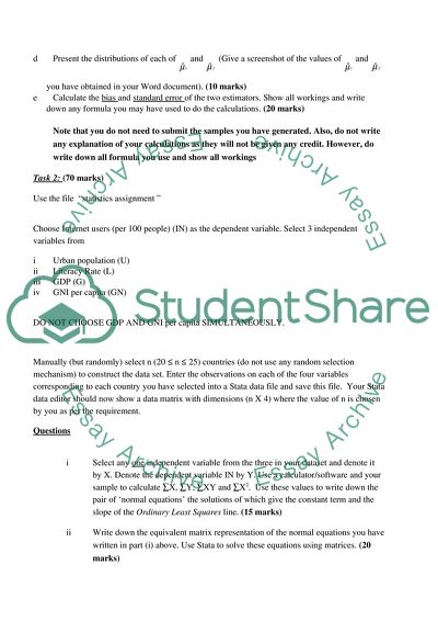 Data analysis assignment questions picture
