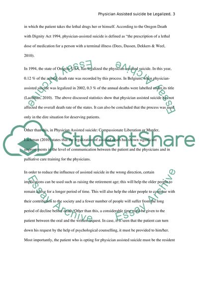 Arguments for the Legalization of Suicide