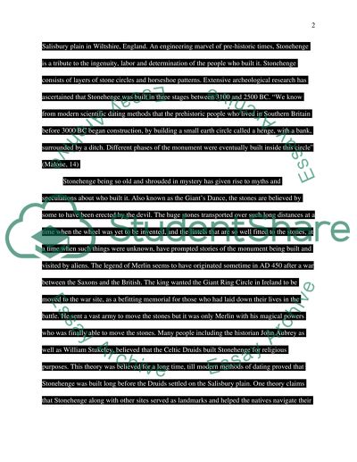 Stonehenge essay 5 Stonehenge essay 5 image
