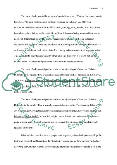 Strong Links of Religion in Sport