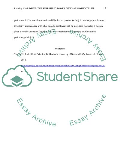 Drive: The Surprising Power of What Motivates Us