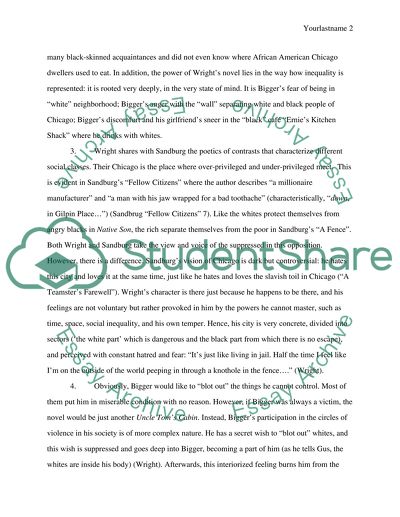 Native Son--Midwest Lit--African American