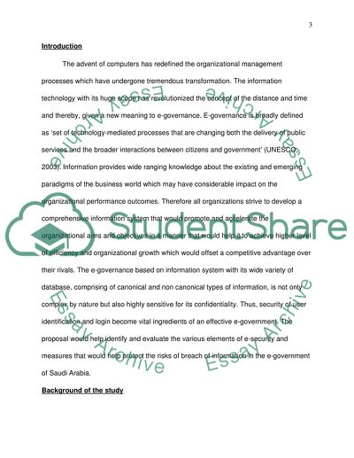 E-government users identification