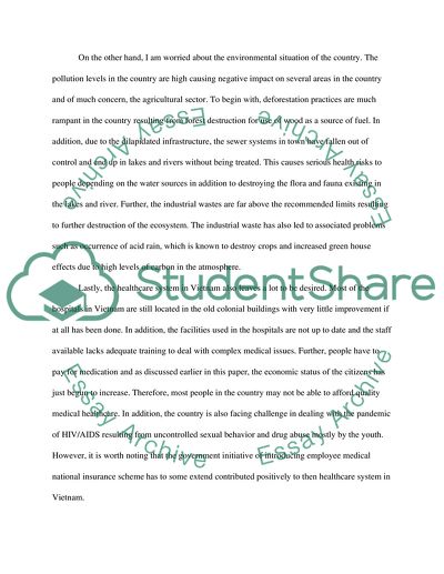 Vietnam and War Aftermaths