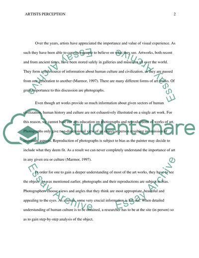 Artist Perception - Art and You