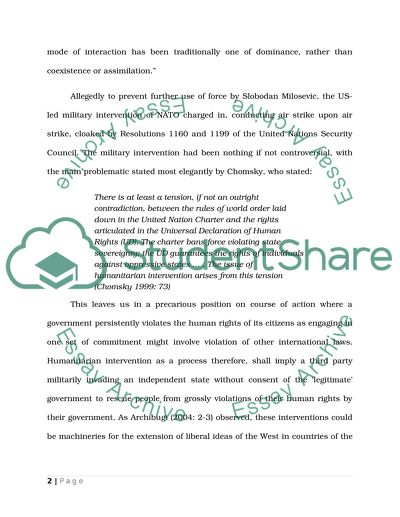 Has international intervention trying to end violent ethno-national conflict had successful outcomes