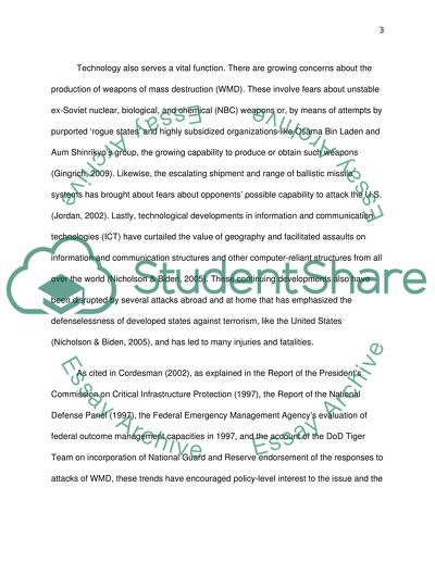 Homeland Defense, History of