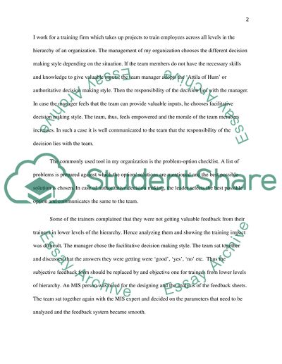 Discussion Questions