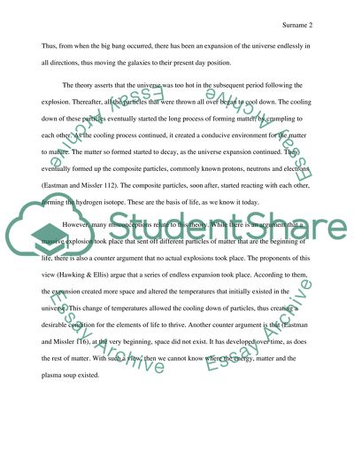 Big bang theory essay conclusion picture